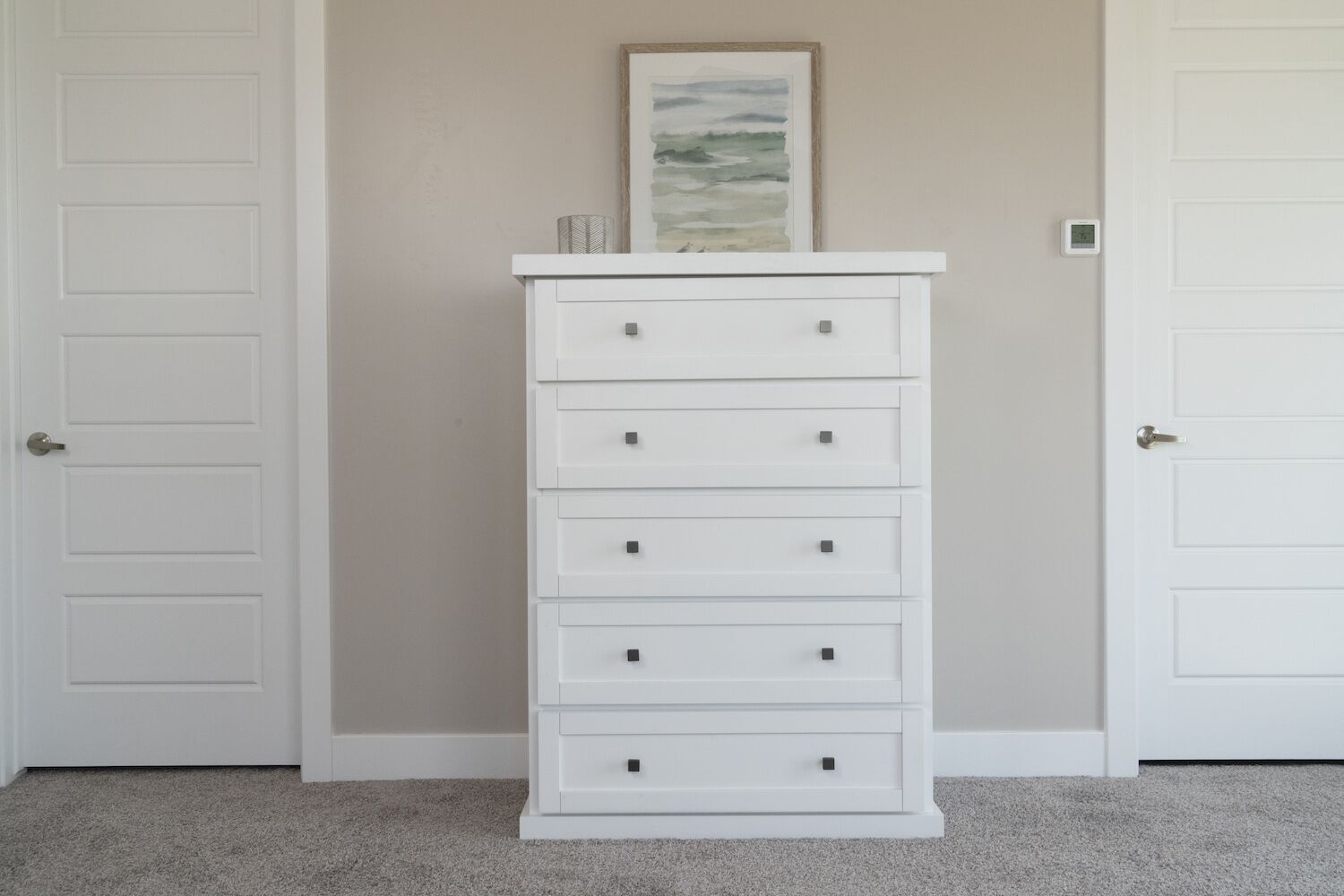 Rockport Chest of Drawers Lifestyle reduced white shaker chest of 5 drawers