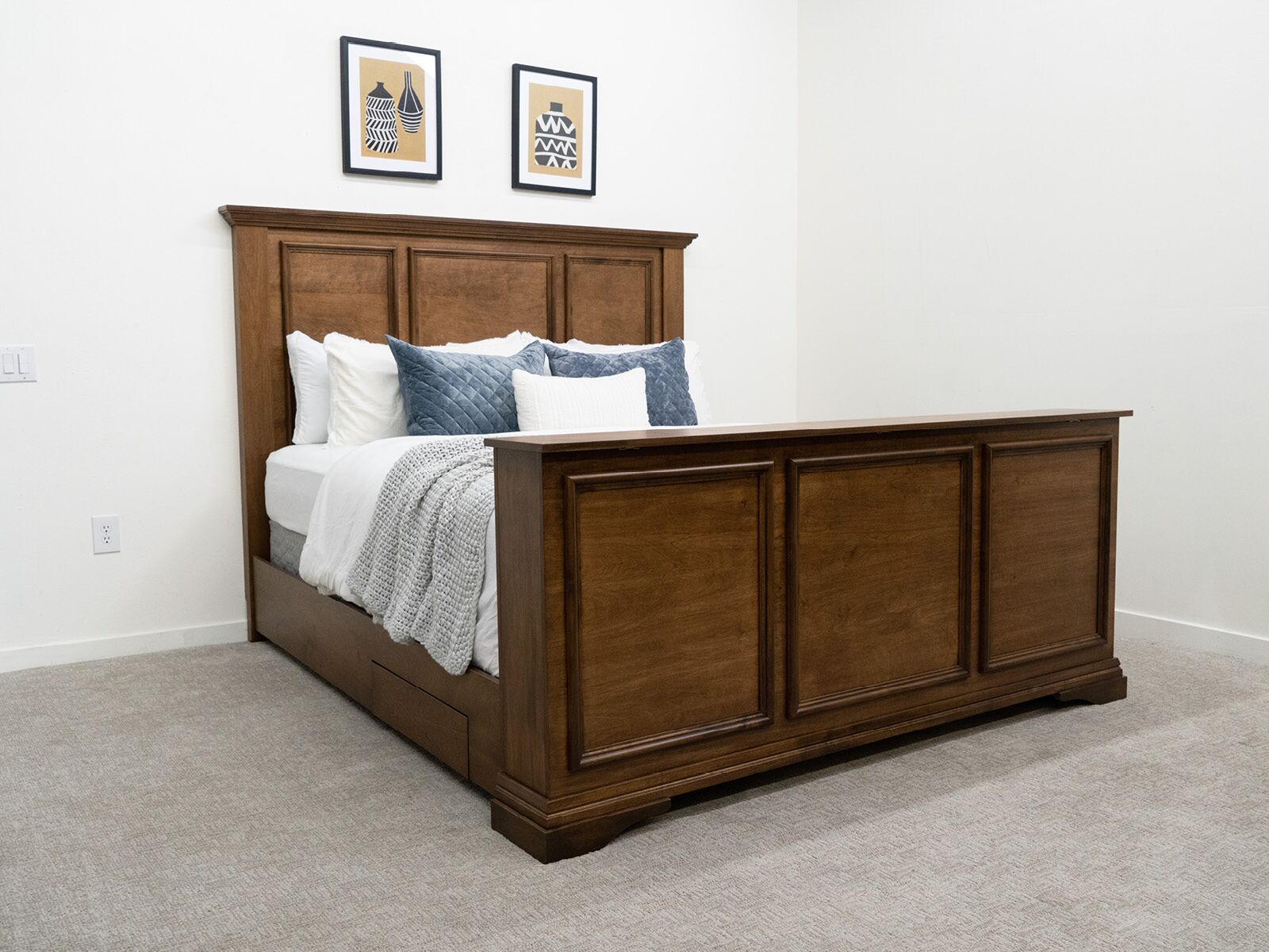 最終値下　FILM Bed side chest 1960s Astrid Bed With Split Headboard | Copeland – Urban Natural Home