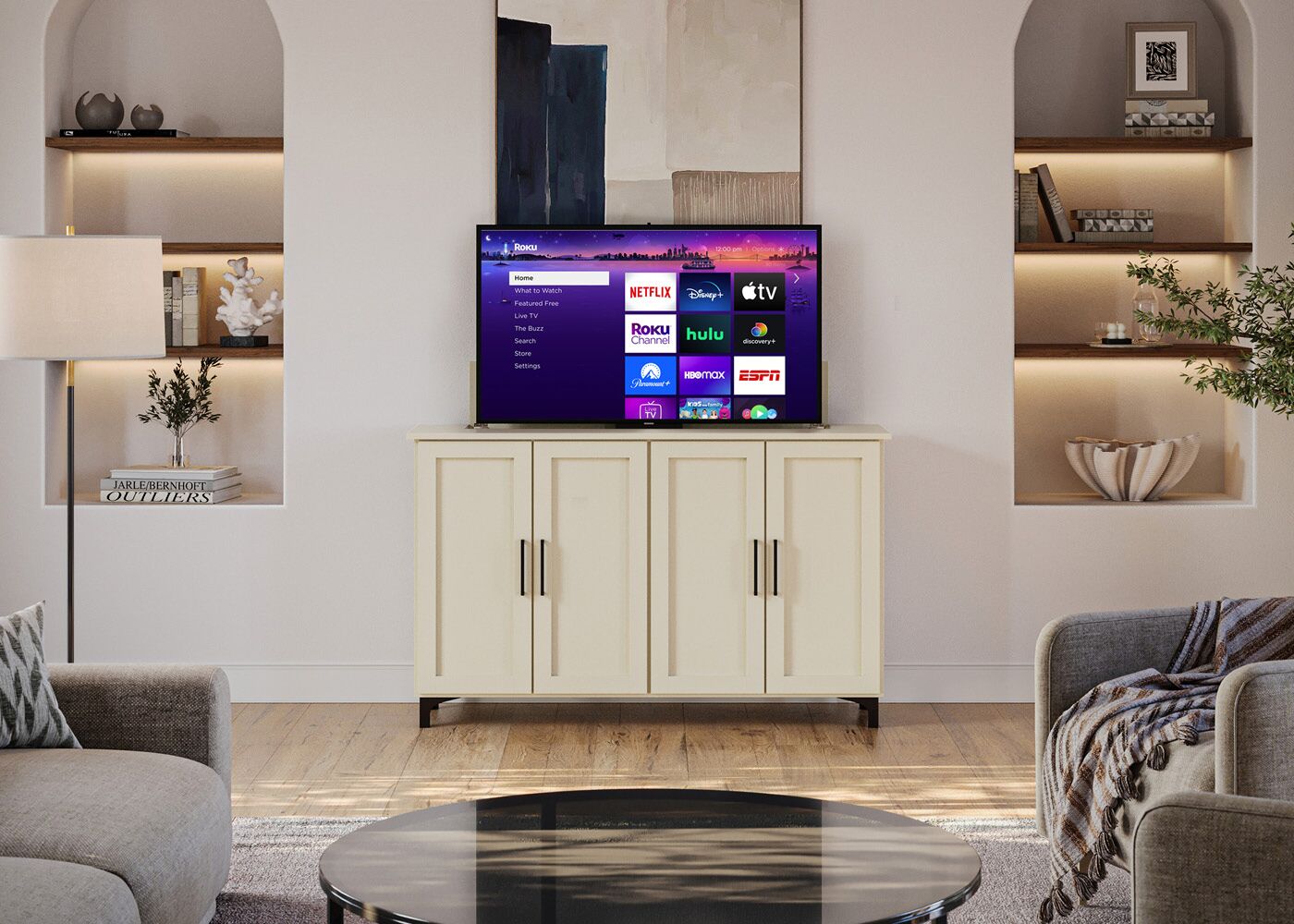Madison Basic TV Lift Cabinet - Wildwood Functional Furniture