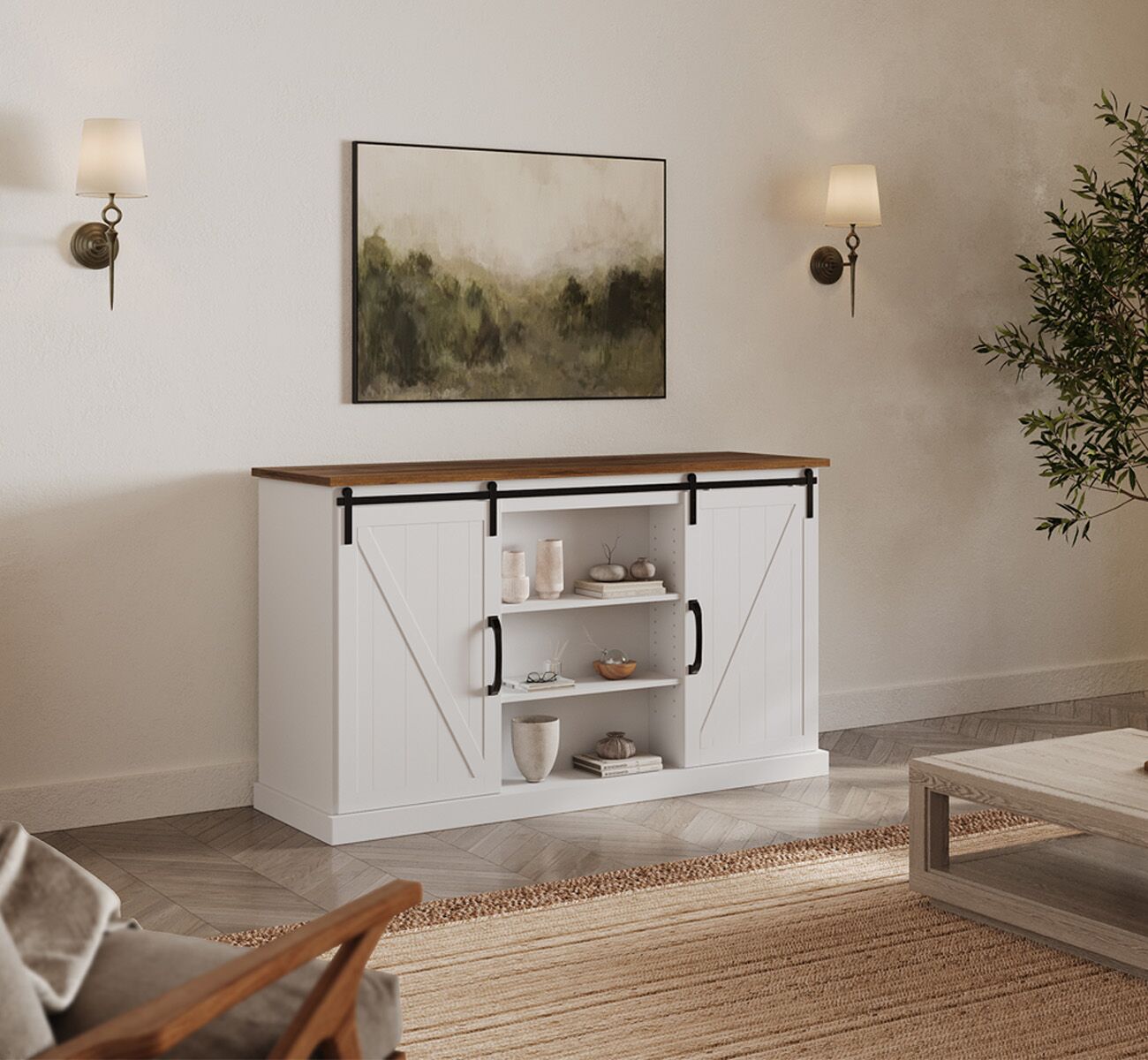Sonora TV Lift Media Console - Wildwood Functional Furniture
